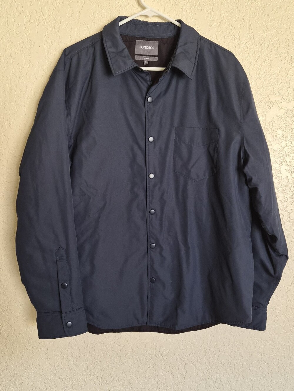 Bonobos Navy Lightweight Bomber Jacket